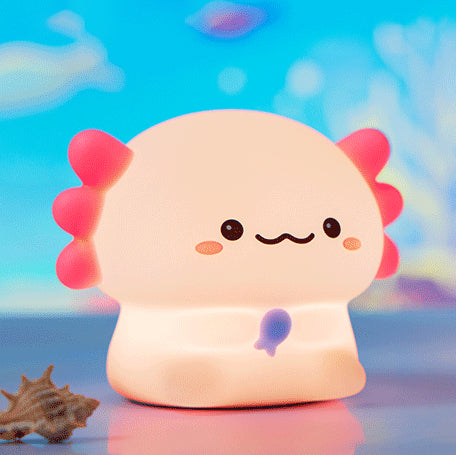 MiniaCraft® Axolotl Cute Squishy Night Light - Perfect Gift 🎁