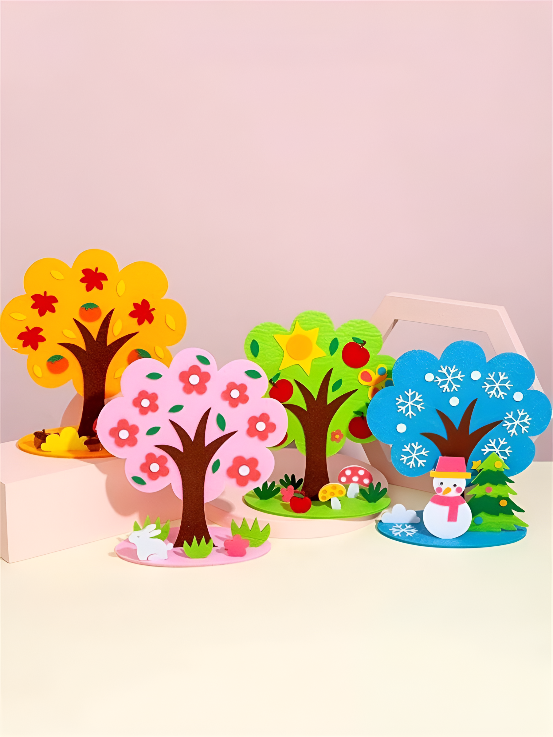 Montessori Seasons Felt Tree Kit