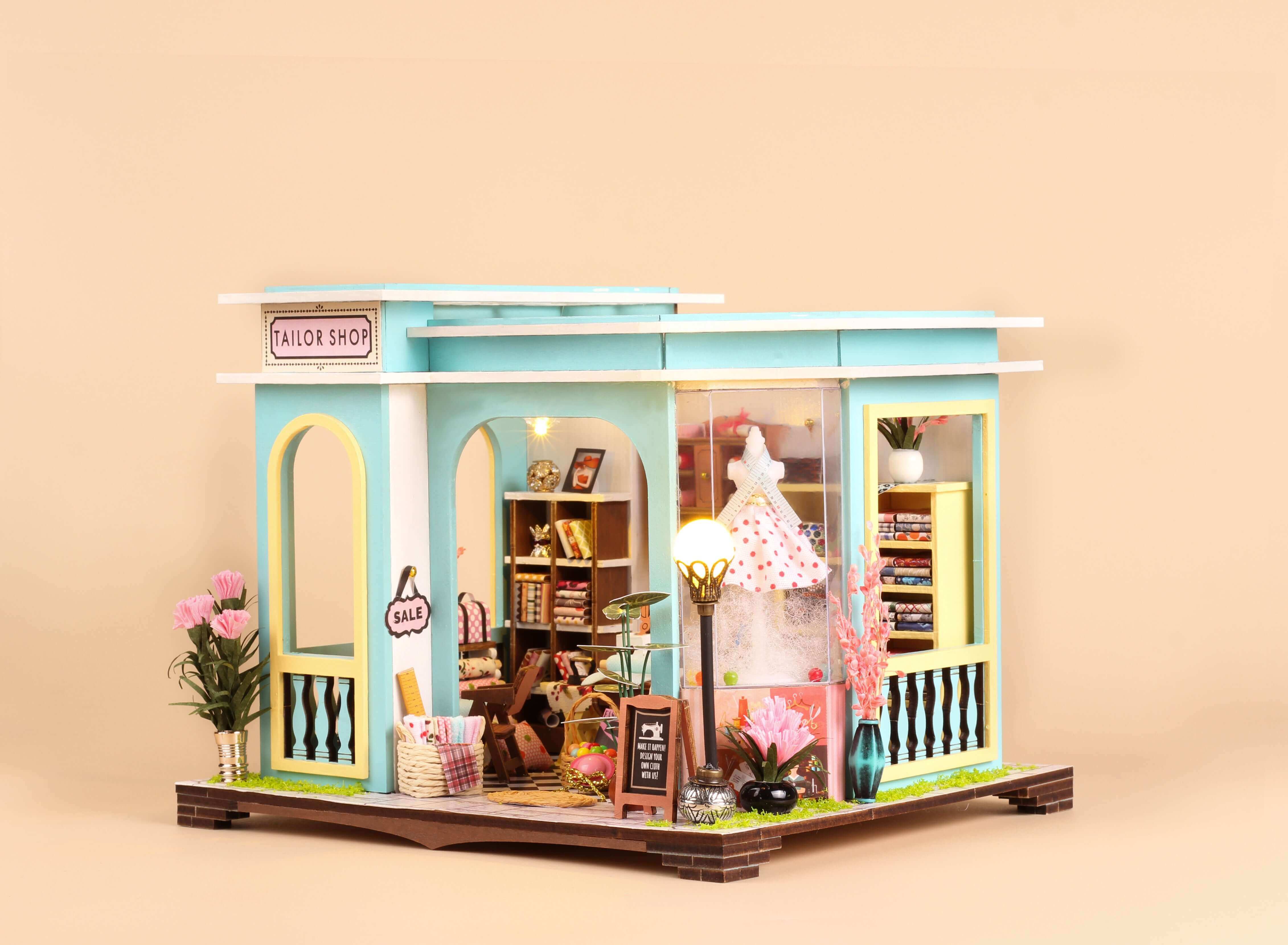 Tailor Shop DIY Miniature House | Miniacraft