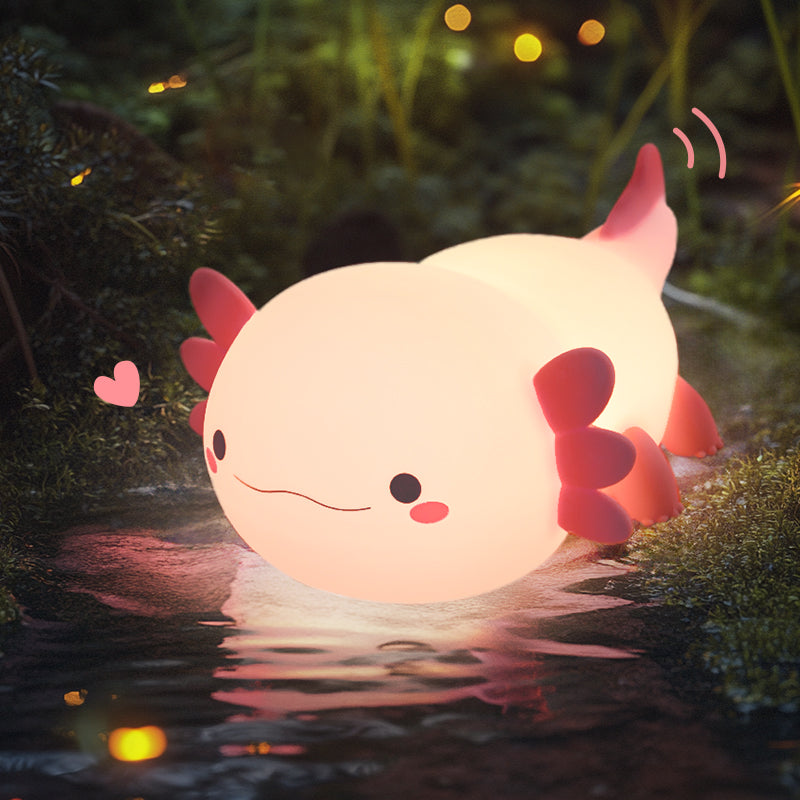 MiniaCraft® Axolotl Cute Squishy Night Light - Perfect Gift 🎁