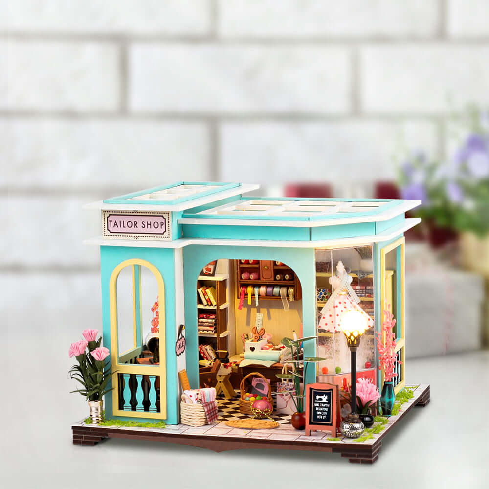 Tailor Shop DIY Miniature House | Miniacraft