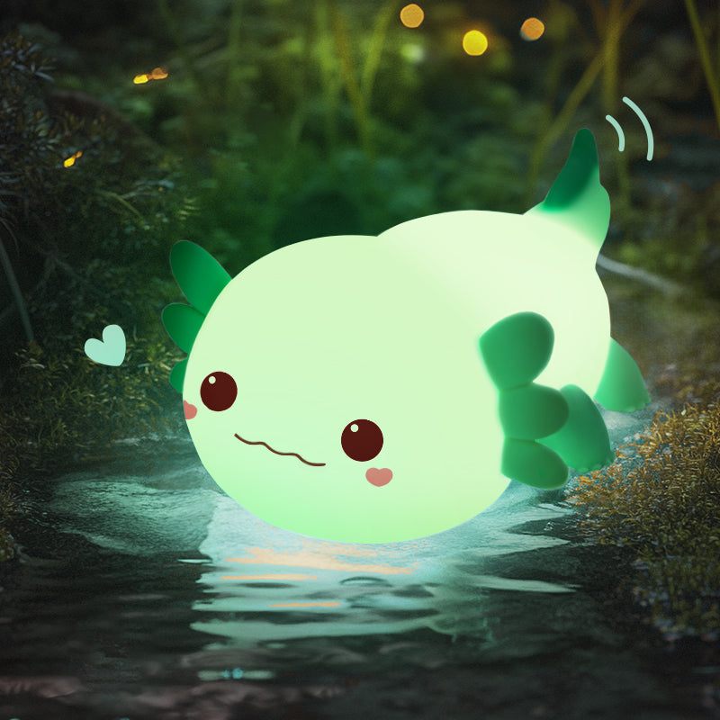 MiniaCraft® Axolotl Cute Squishy Night Light - Perfect Gift 🎁