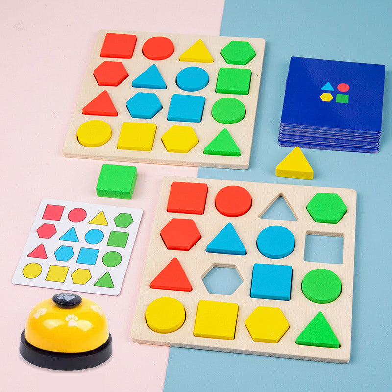 Shape Matching Game Color Sensory Educational Toy