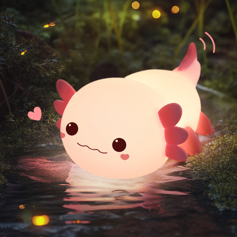 MiniaCraft® Axolotl Cute Squishy Night Light - Perfect Gift 🎁