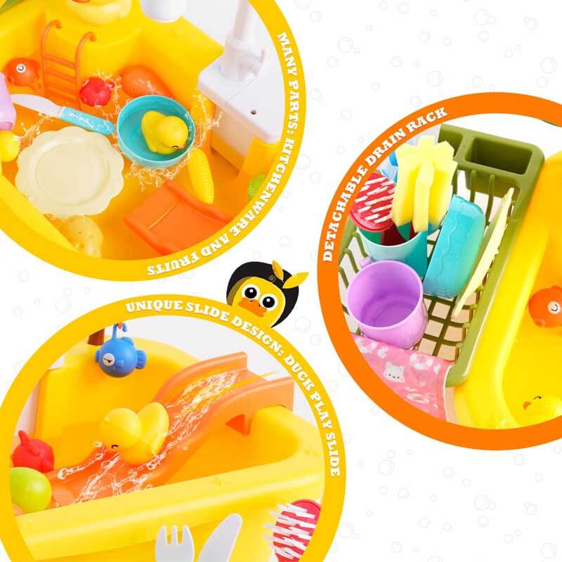 Kids Role Play Dishwasher Toy