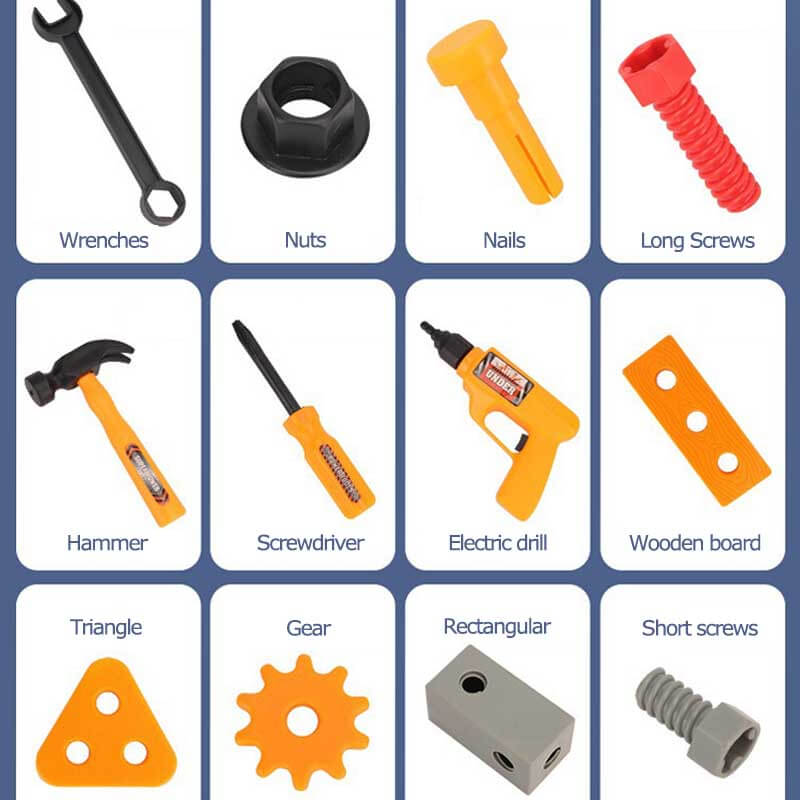 STEM Pretend Construction Tool Set