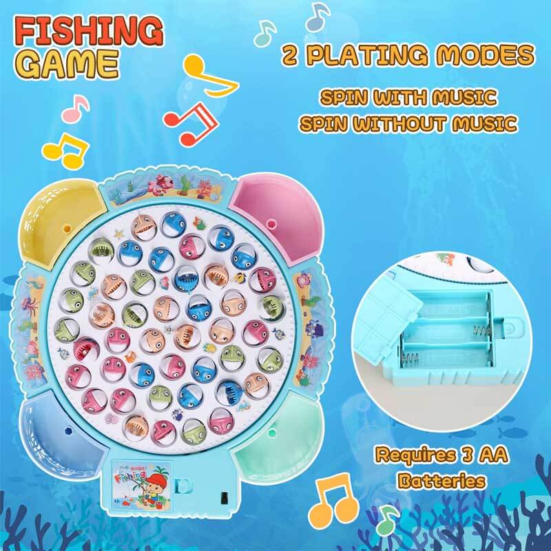 Rotating Fishing Game Play Set