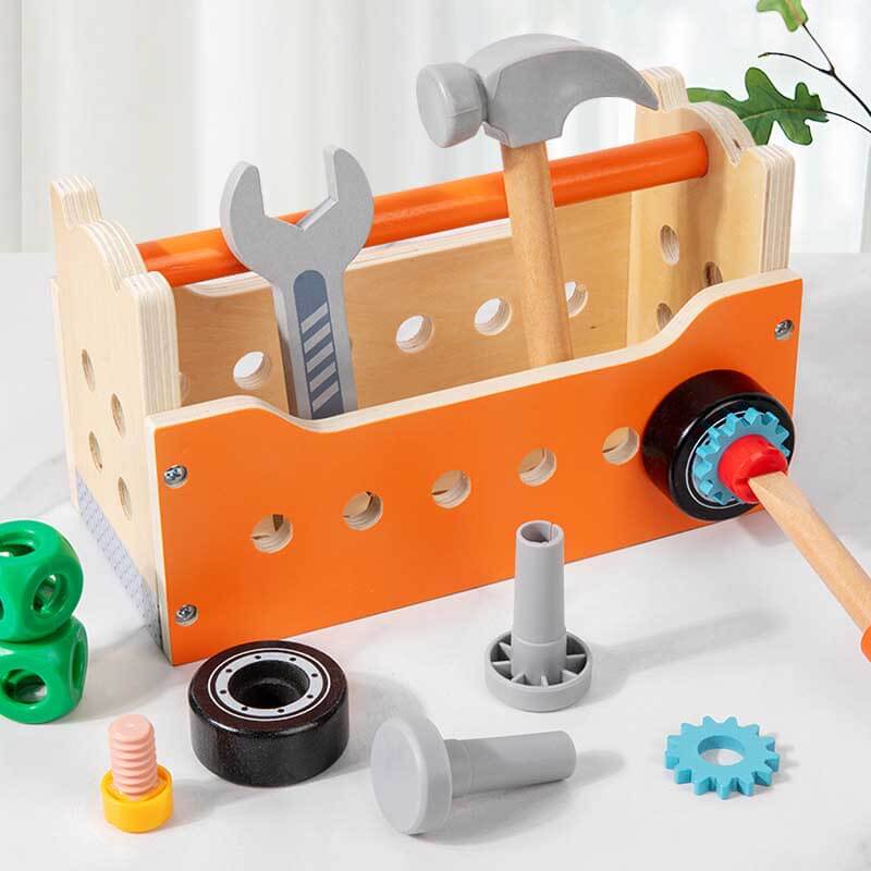 Wooden Tool Set for Kids