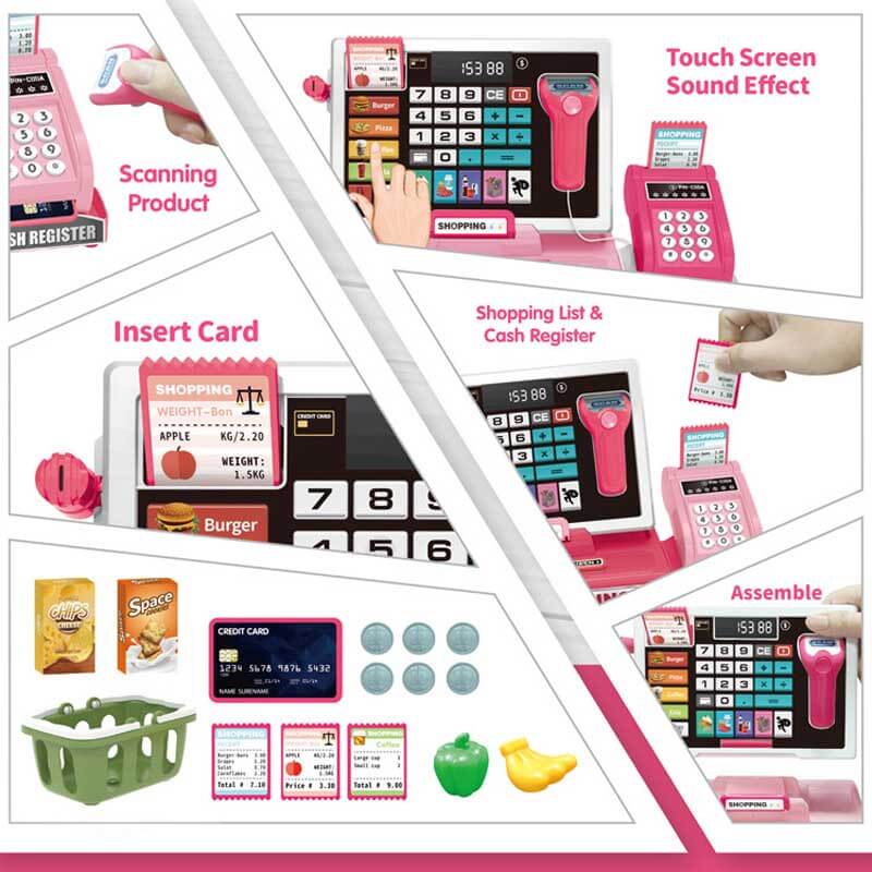 Toy Cash Register for Kids