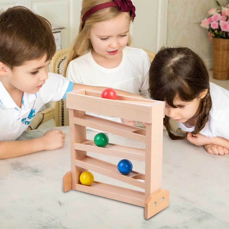 Montessori Wooden Ball Drop Toy