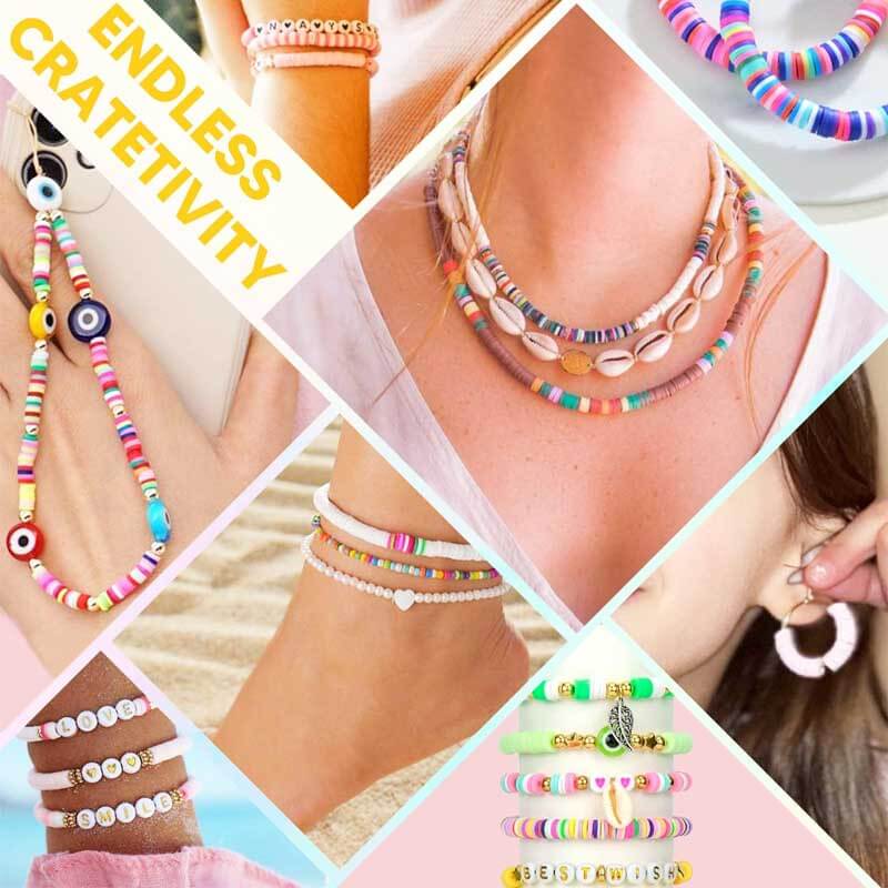 Clay Beads Bracelet Making Kit