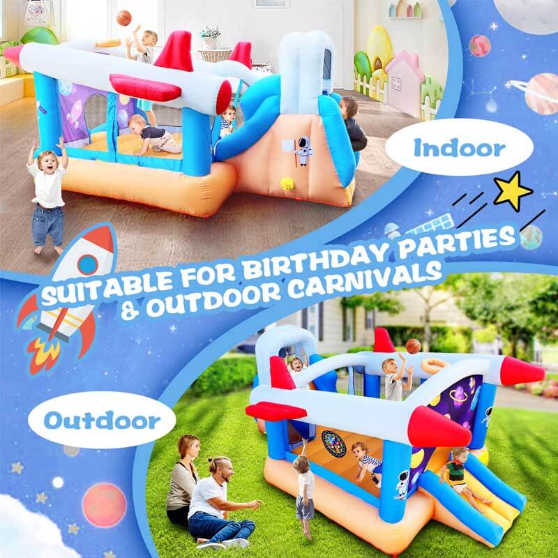 Space-theme Outdoor Inflatable Bouncer