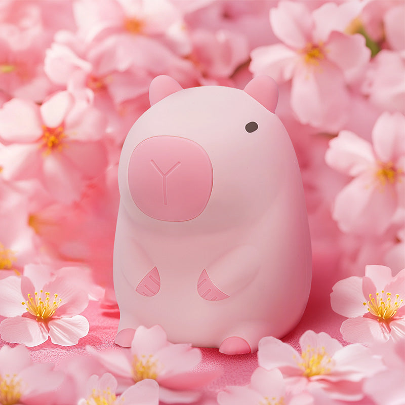 Limited💓 MiniaCraft® Pink Capybara Squishy Night Light - Perfect Gift for Kids and Girls