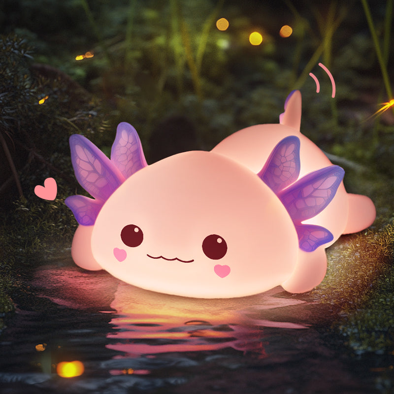 MiniaCraft® Axolotl Cute Squishy Night Light - Perfect Gift 🎁