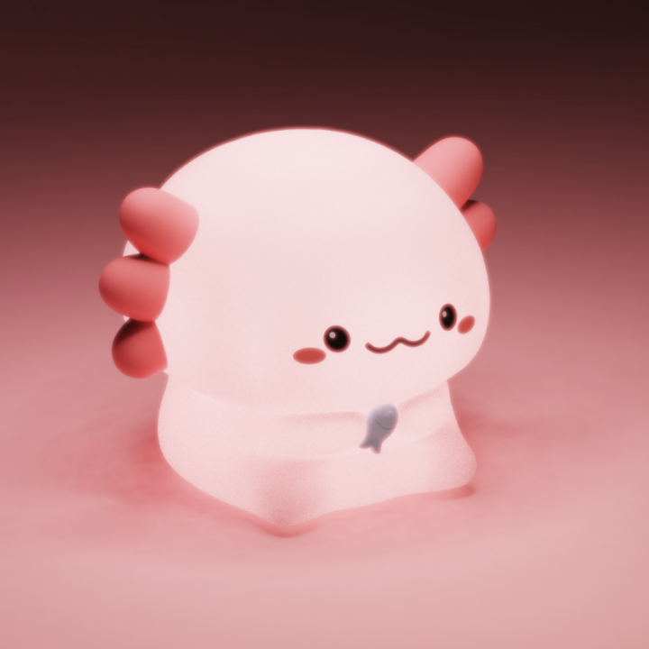 MiniaCraft® Axolotl Cute Squishy Night Light - Perfect Gift 🎁