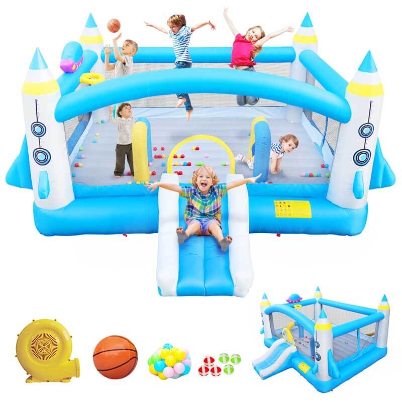 Blue Multifunctional Inflatable Bouncer