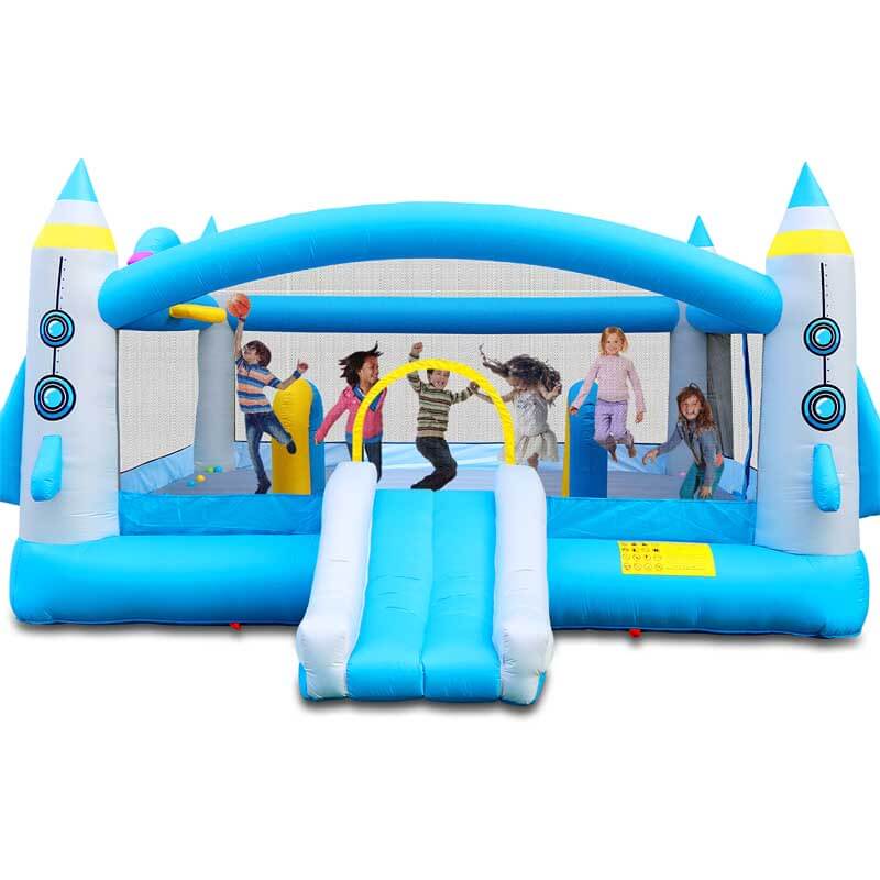 Blue Multifunctional Inflatable Bouncer