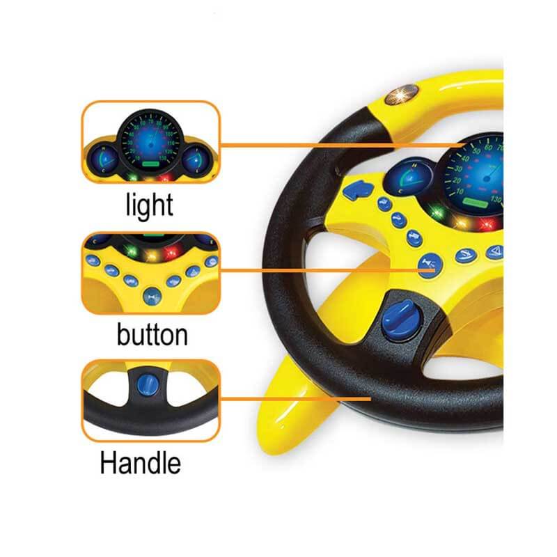 Kids Simulation Steering Wheel