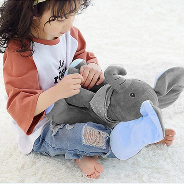 PEEK A BOO MUSICAL ELEPHANT TOY