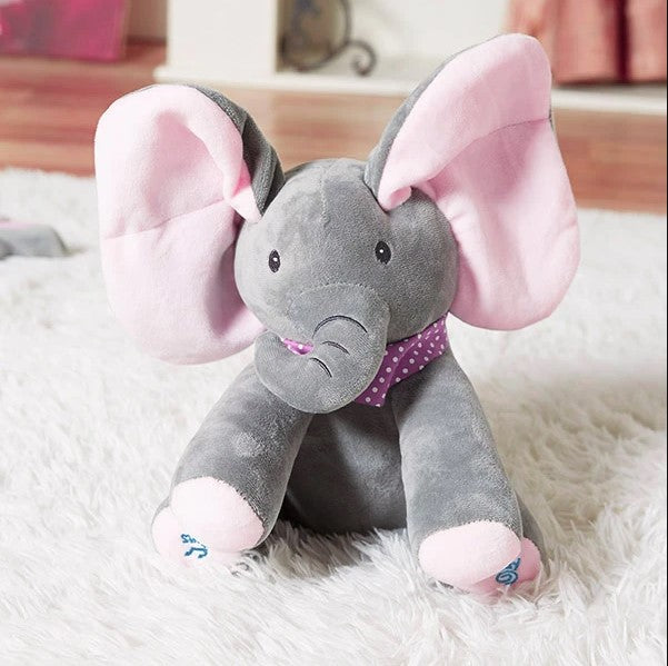 PEEK A BOO MUSICAL ELEPHANT TOY