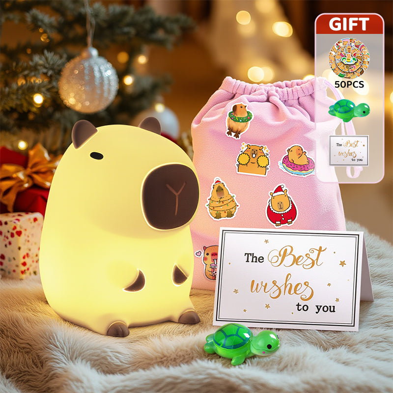 MiniaCraft® Capybara Squishy Night Light - Perfect Gift 🎁