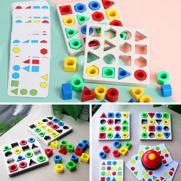 Shape Matching Game Color Sensory Educational Toy