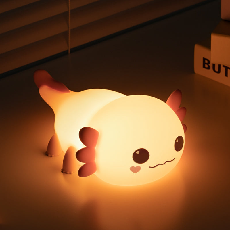 MiniaCraft® 2025 Limited Version Axolotl Squish Night Light - Perfect Gift 🎁