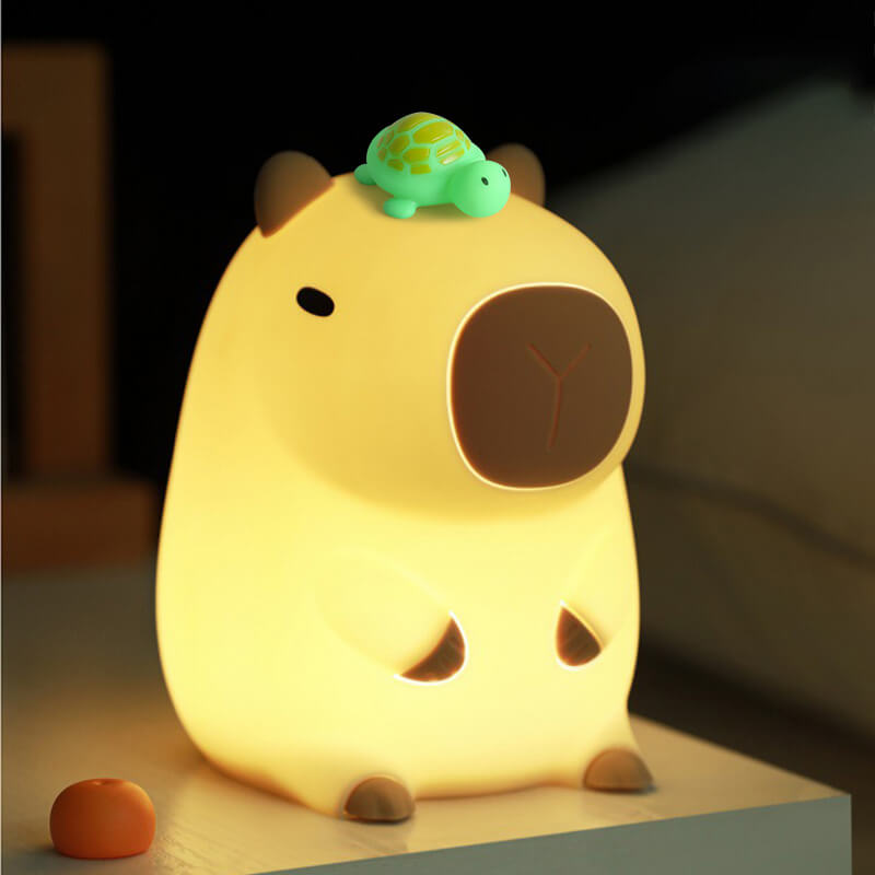 MiniaCraft® Capybara Squishy Night Light - Perfect Gift 🎁