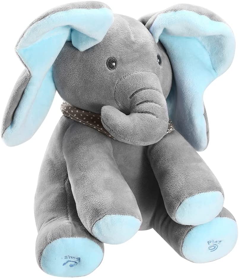 PEEK A BOO MUSICAL ELEPHANT TOY