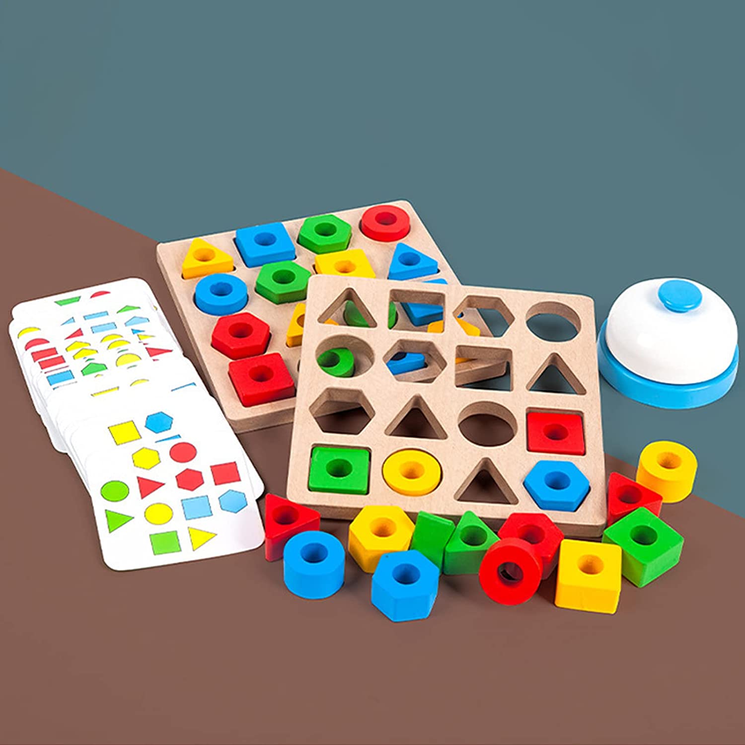 Shape Matching Game Color Sensory Educational Toy