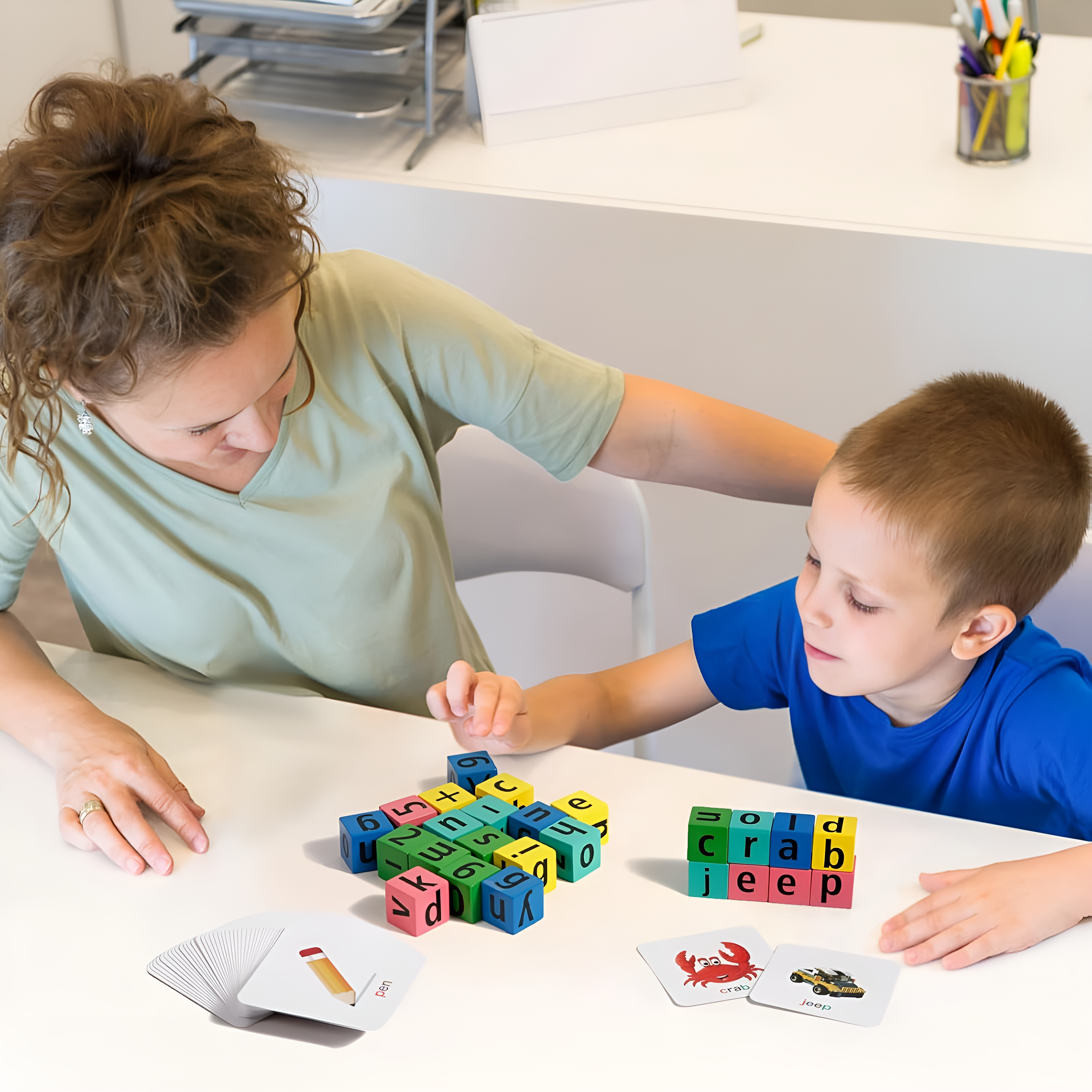 Montessori Speedy Spelling Cubes