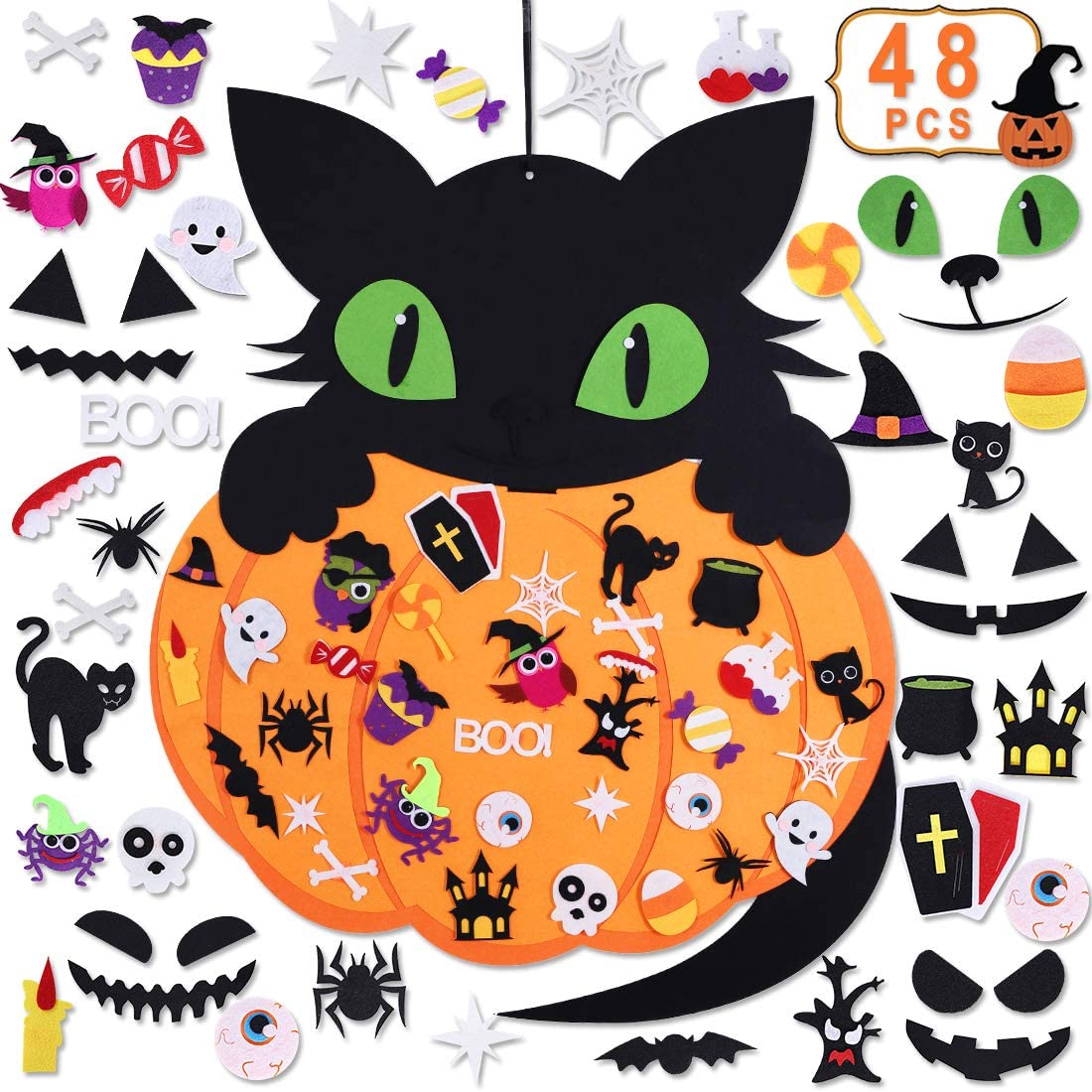 Montessori DIY Halloween Cat