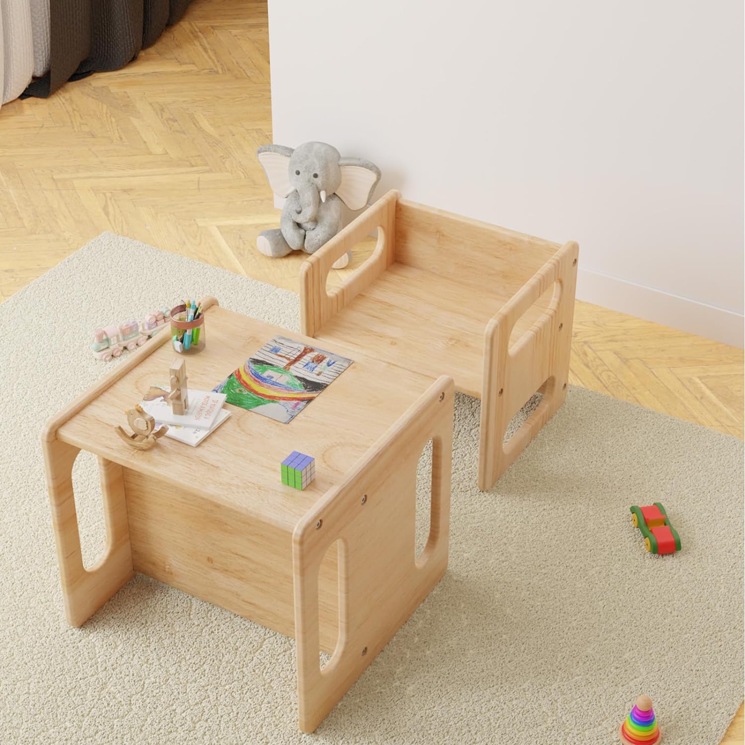 Montessori Weaning Table and Chair Set