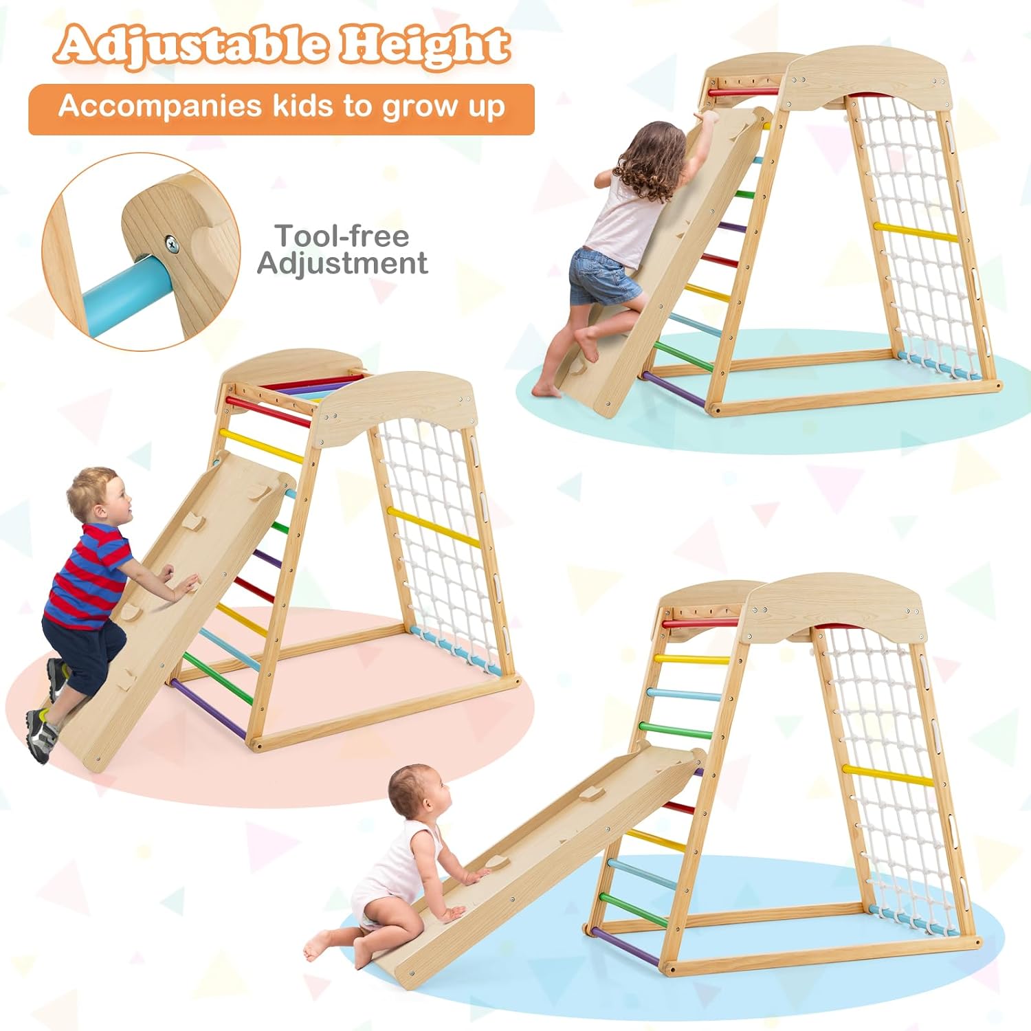 Montessori Climbing Tower with Ramp