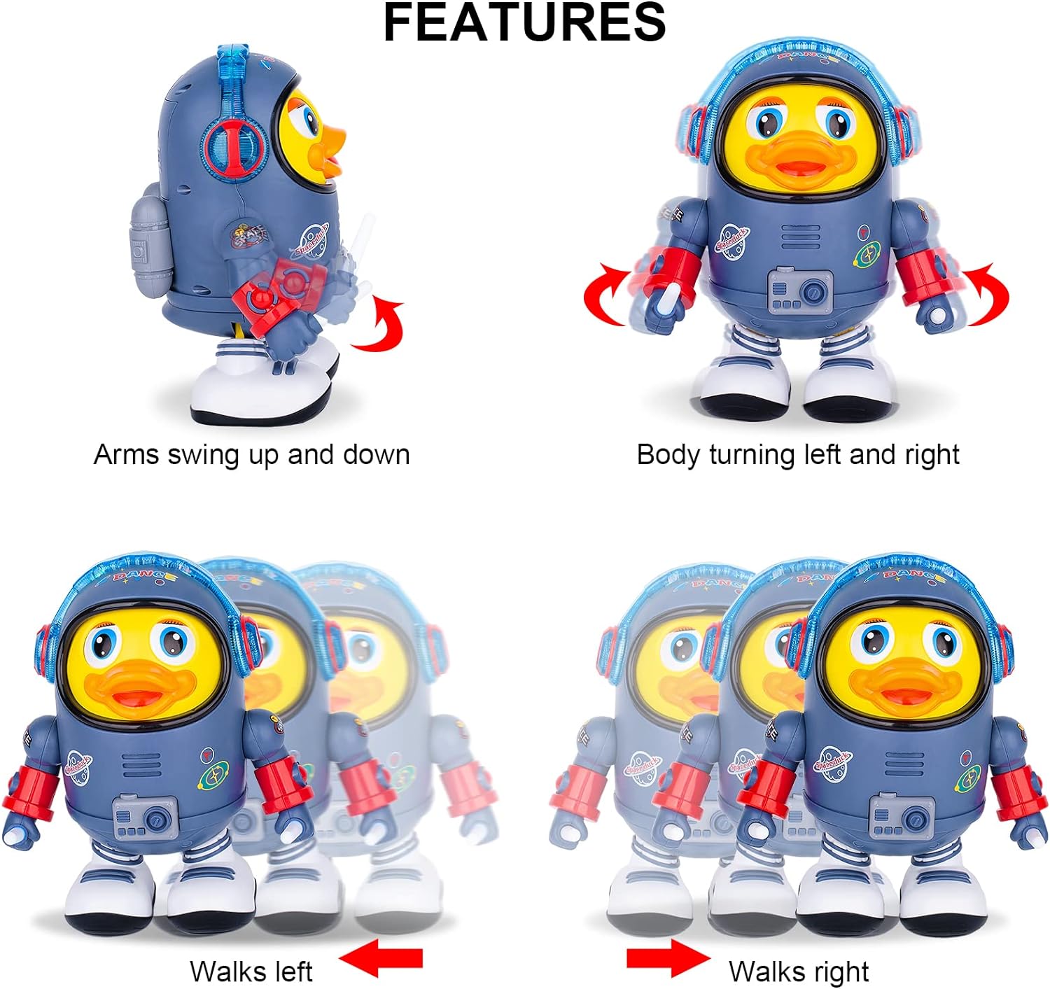 Disco Duck Interactive Toy