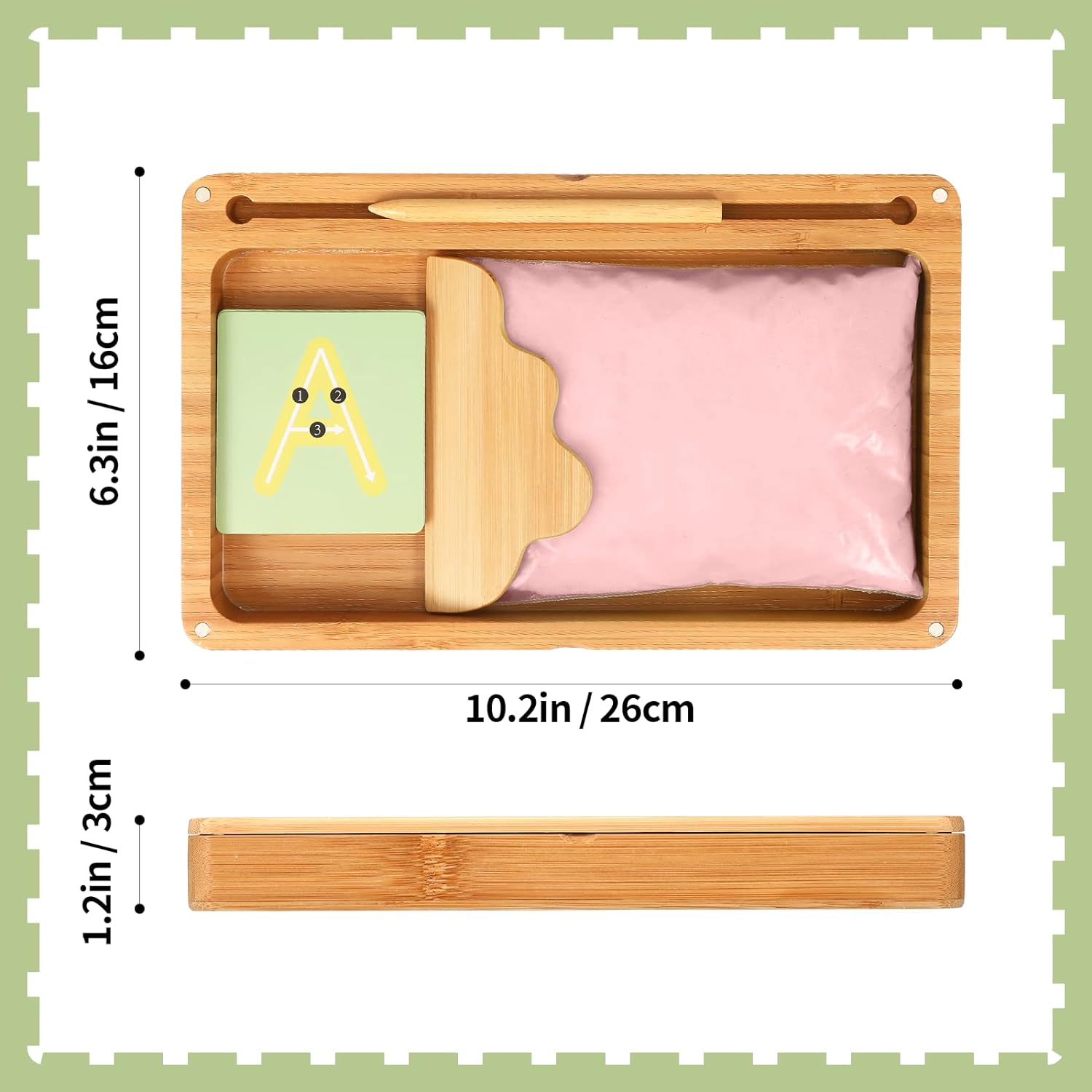 Montessori Classroom Writing and Drawing Sand Tray