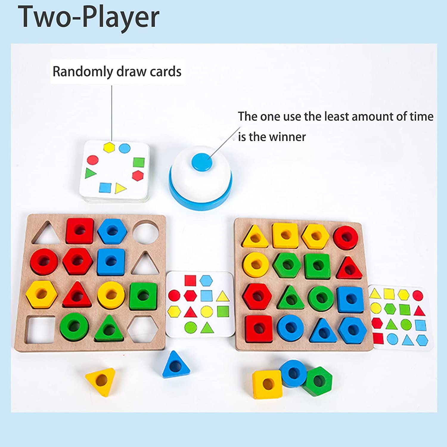 Shape Matching Game Color Sensory Educational Toy