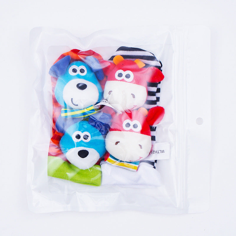 Sensory Baby Plush Socks and Wristband