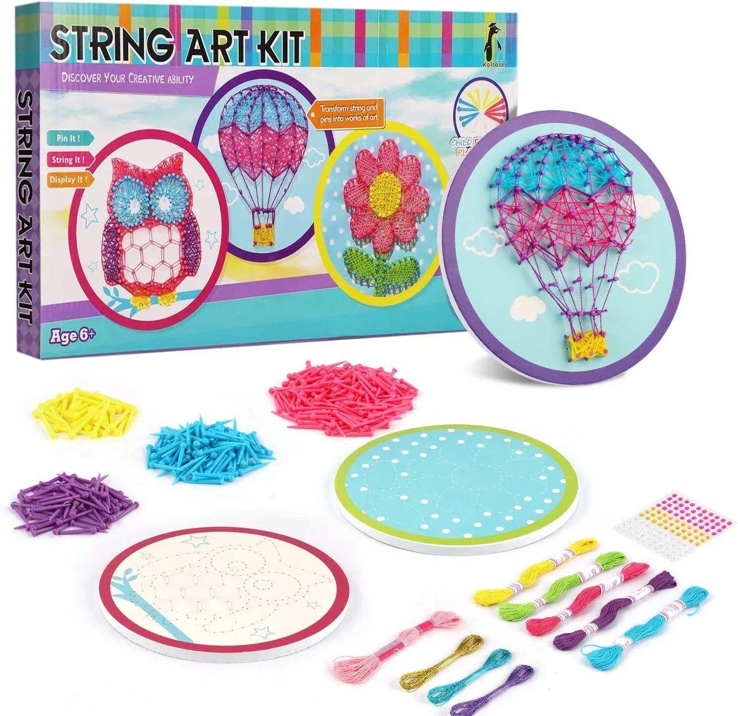 String Art Craft Kit – Colorful Creations with String