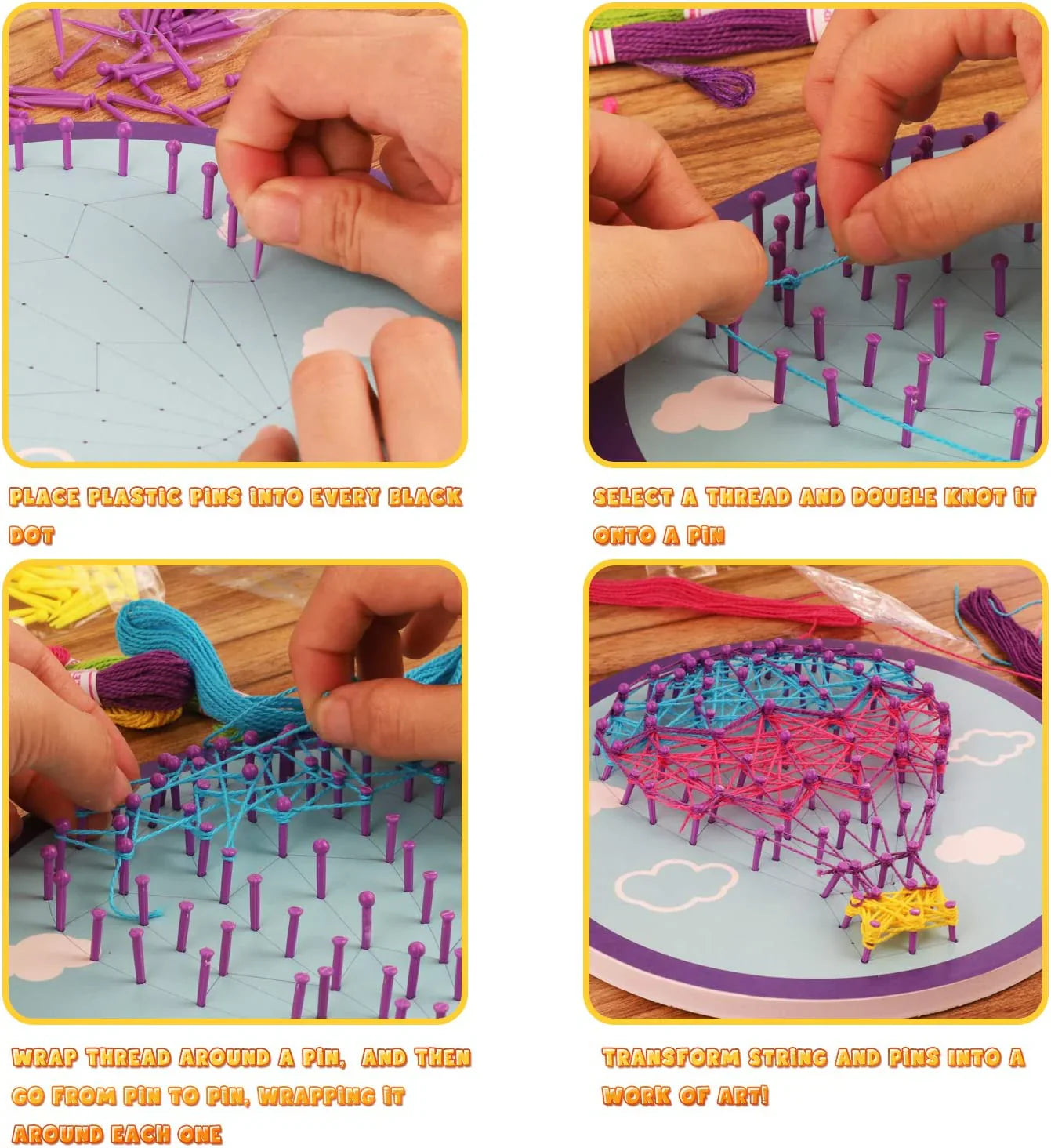 String Art Craft Kit – Colorful Creations with String