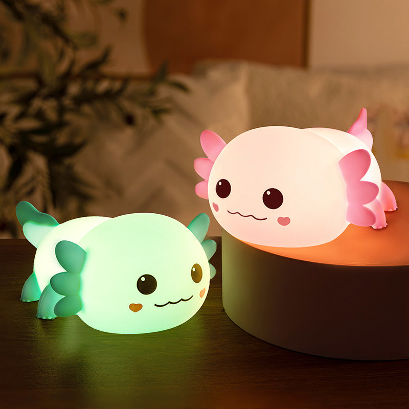 MiniaCraft® Axolotl Cute Squishy Night Light - Perfect Gift 🎁