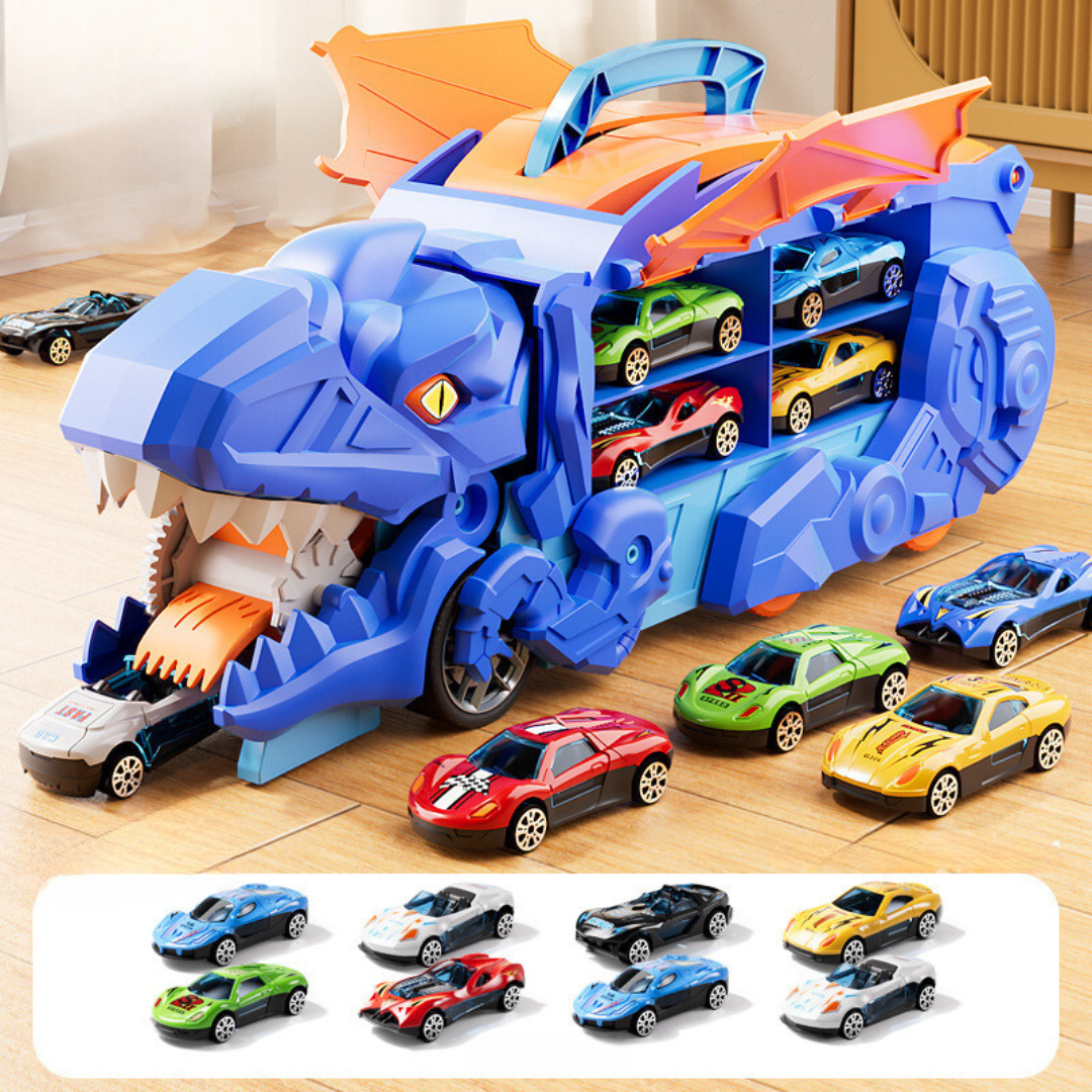 Transport Dinosaur Truck with Foldable Sliding