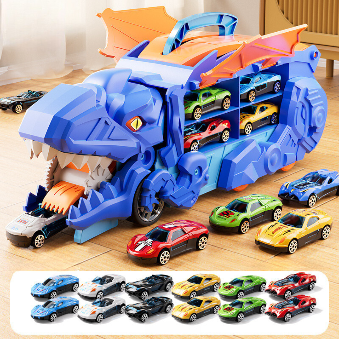 Transport Dinosaur Truck with Foldable Sliding