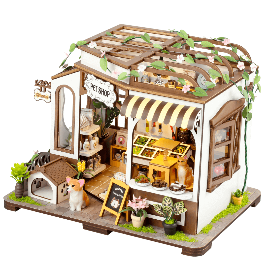 Pet Shop DIY Miniature House | Miniacraft