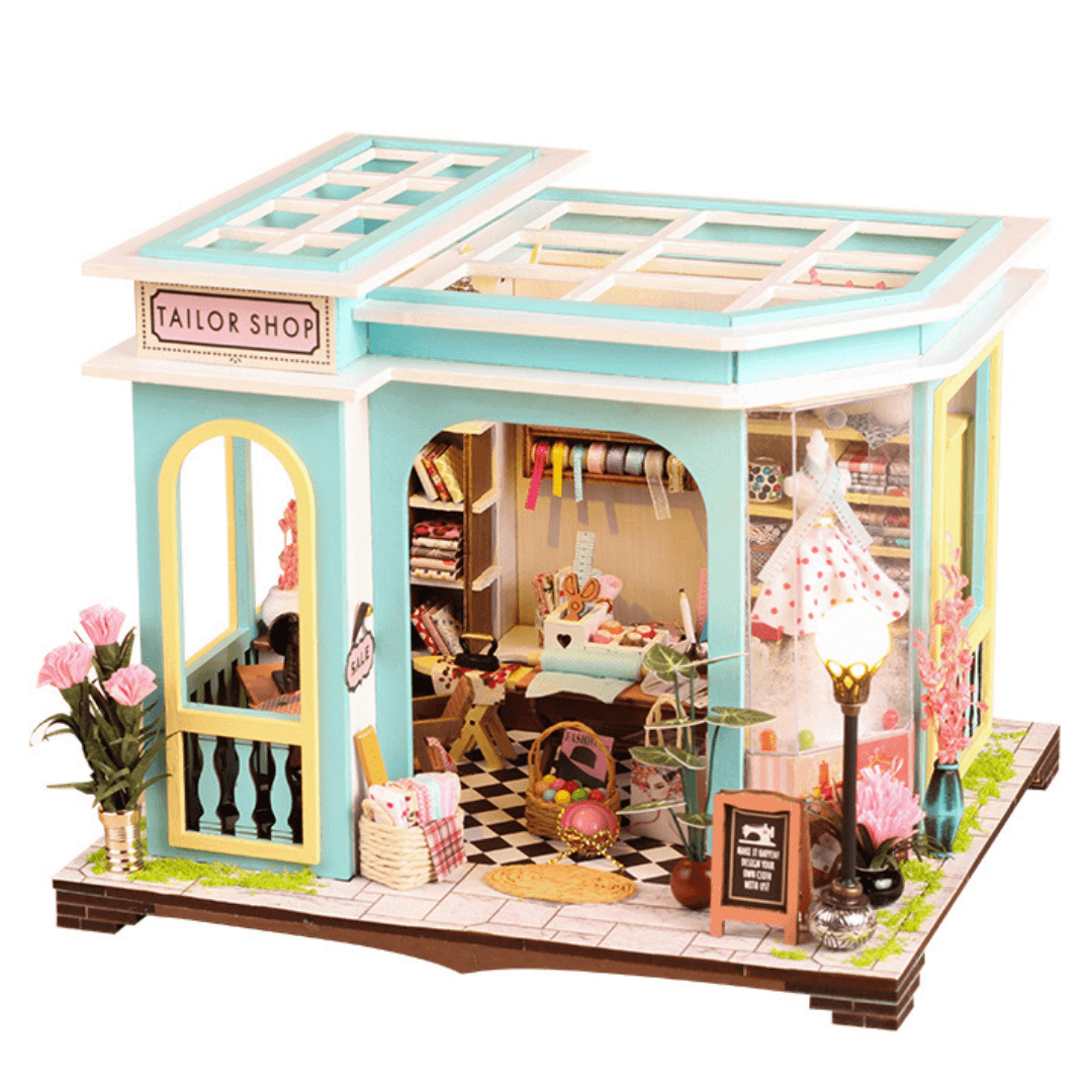 Tailor Shop DIY Miniature House | Miniacraft