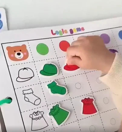 Cognitive Development Activity Book - Interactive Felt Book