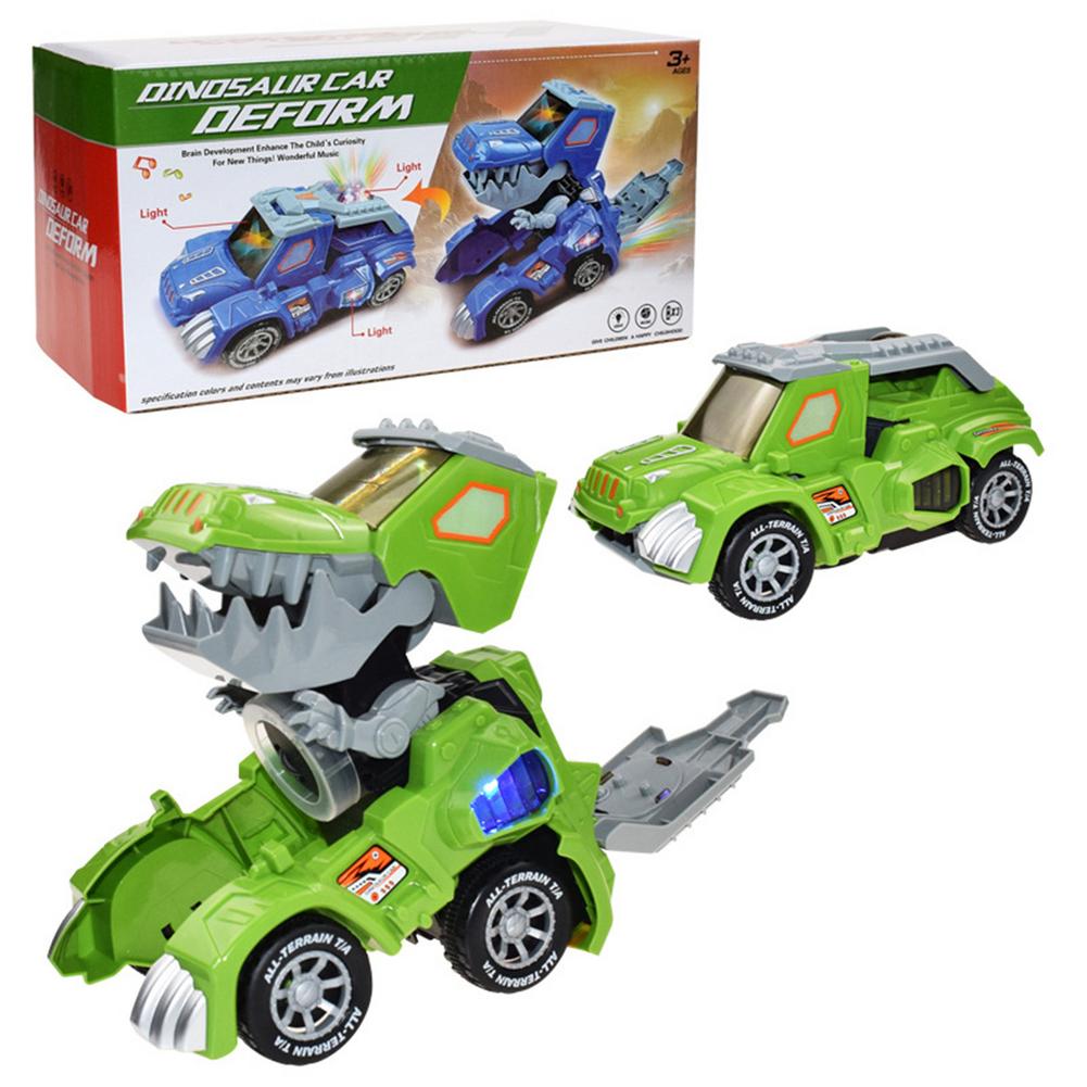 LED DINOSAUR TRANSFORMATION CAR TOY