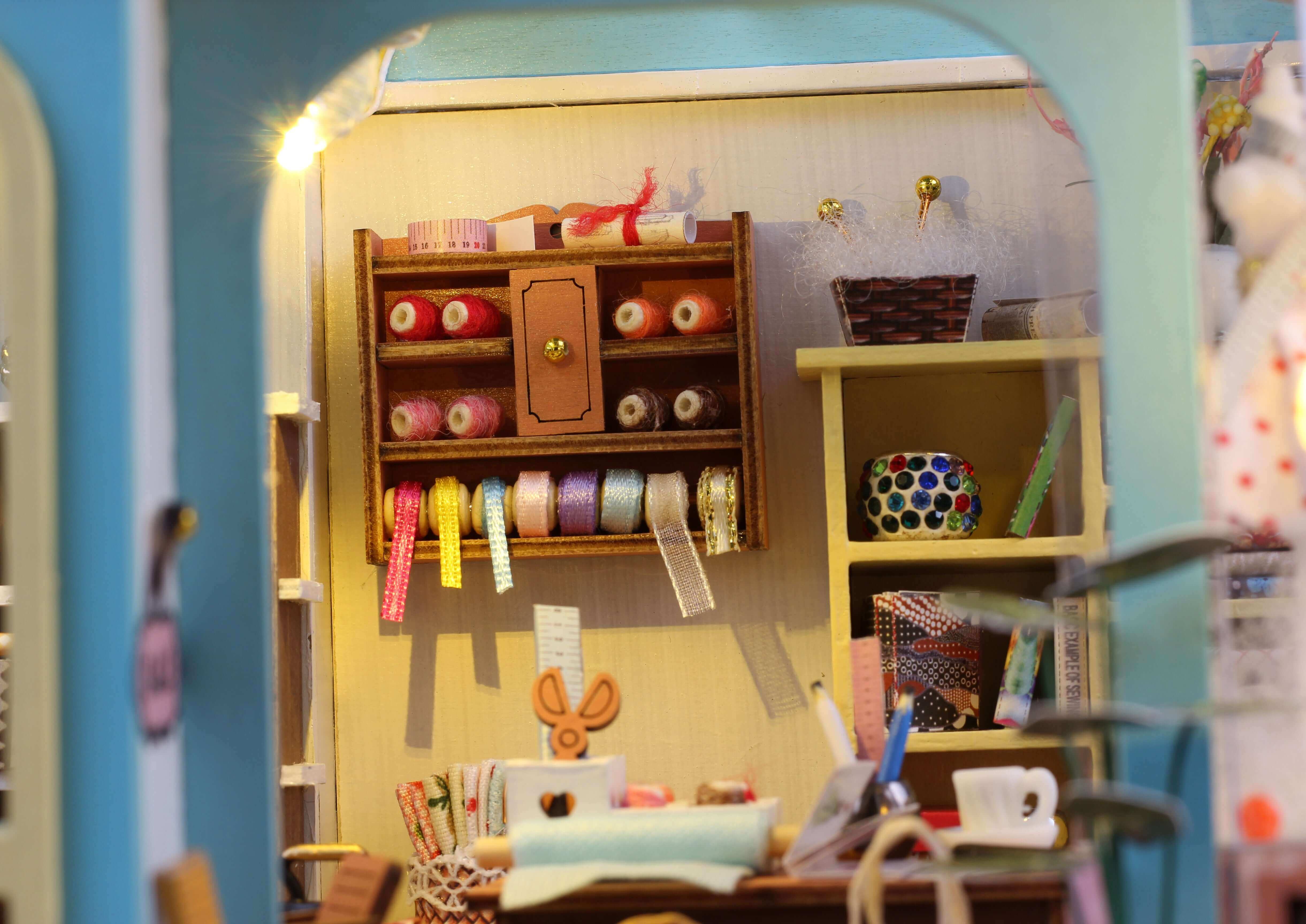 Tailor Shop DIY Miniature House | Miniacraft