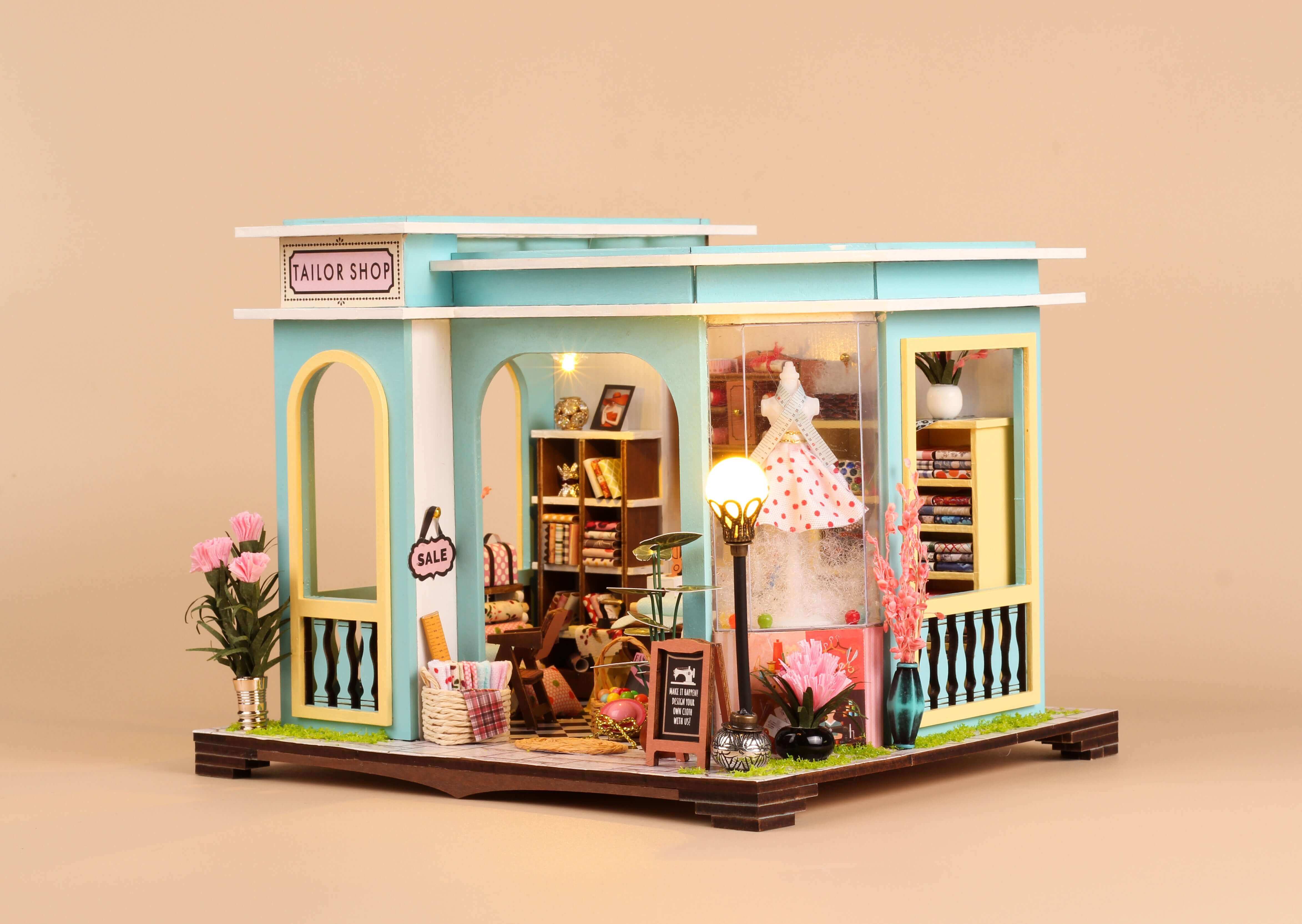 Tailor Shop DIY Miniature House | Miniacraft