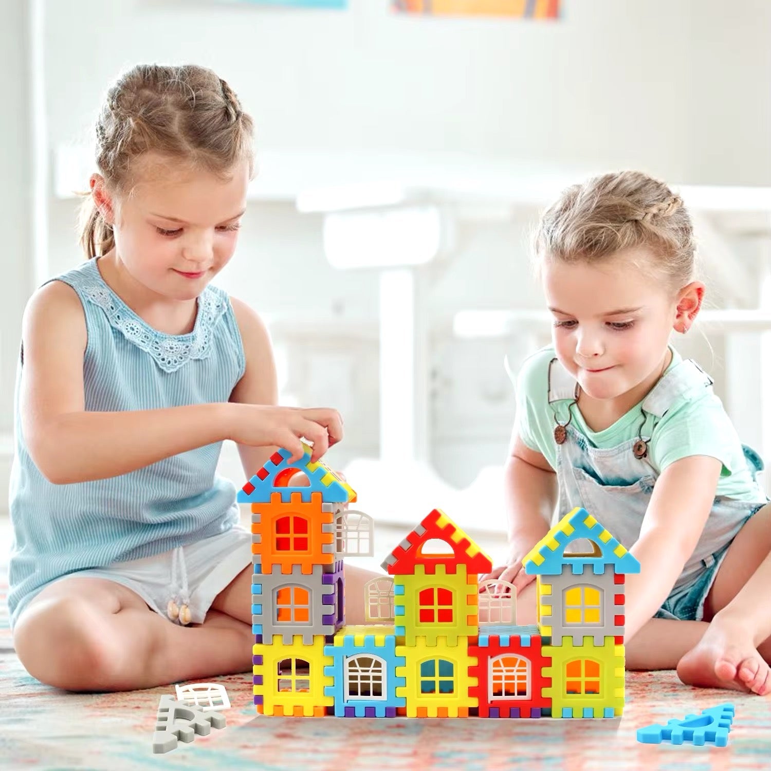 Montessori Window Building Blocks for Kids